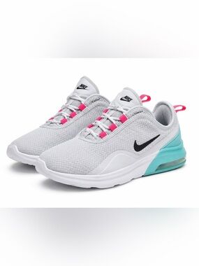 Nike Air Max Bella TR 2 Women's 8.5 Gray Teal Pink Training Sneakers CU4925-002